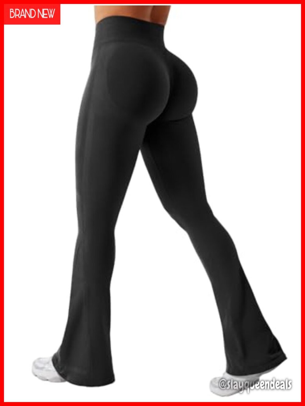 Seamless Mini Flare Leggings High Waisted Booty Lift Yoga Pants